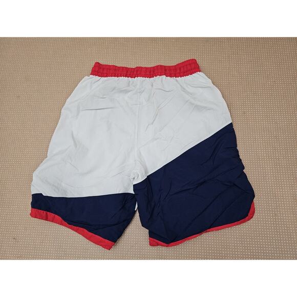 Nike Men's Medium Throwback Graphic Shorts AT3165-102 Red White & Blue Loose Fit - Picture 9 of 10
